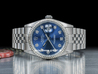 Rolex Datejust 36 Jubilee Quadrante Blu Diamanti 16234